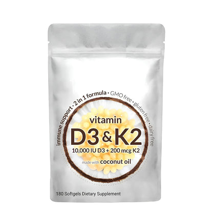 Vitamin D3 + K2 Softgels