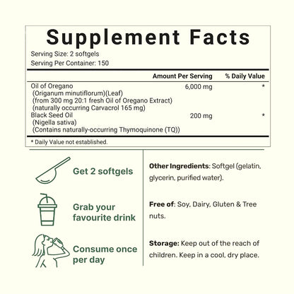 Oil Of Oregano Softgels