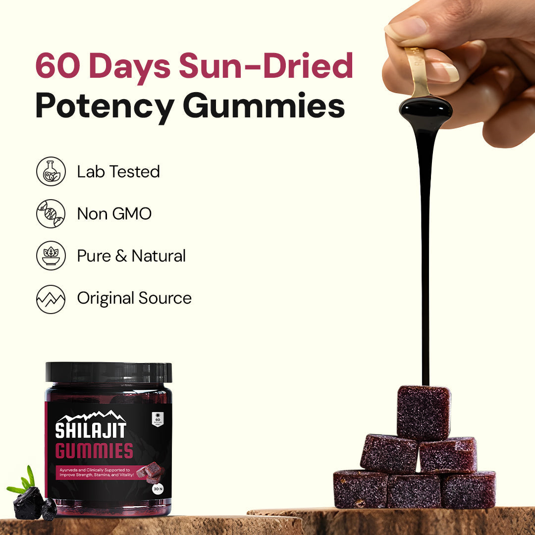 PUREVEDA AUTHENTIC HIMALAYAN SHILAJIT GUMMIES