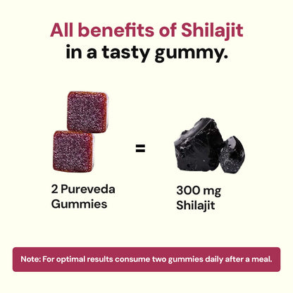 PUREVEDA AUTHENTIC HIMALAYAN SHILAJIT GUMMIES