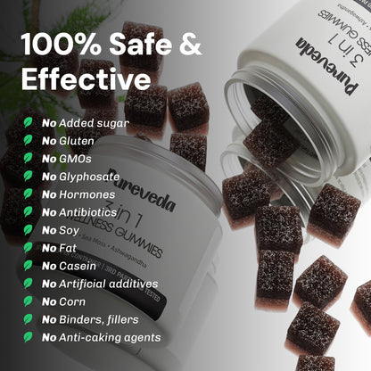 PureVeda™️ 3-in-1 Wellness Gummies