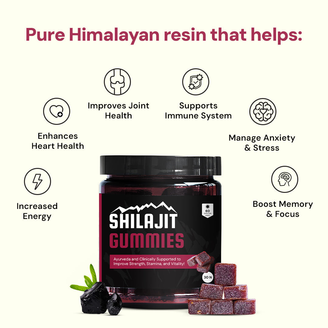 PUREVEDA AUTHENTIC HIMALAYAN SHILAJIT GUMMIES